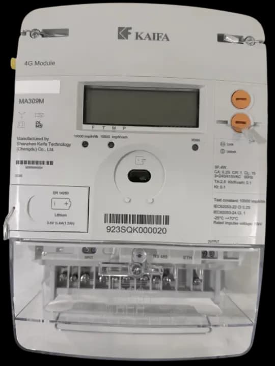 ELECTRO MA309M — CT Meter — Three-Phase, IEC